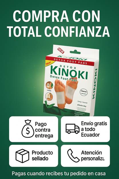 (2X1) PARCHES KINOKI “¿Y si esta noche duermes mejor que nunca?”
