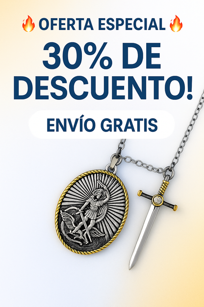 🔥 El Collar de San Miguel Arcángel – Tu Escudo de Protección Divina ⚔️