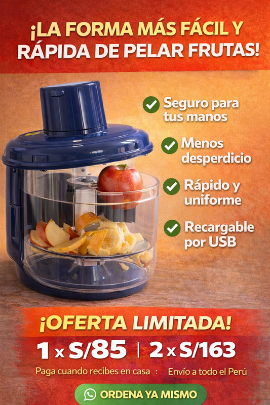 Pelador Eléctrico⚡ Cocina Sin Esfuerzo